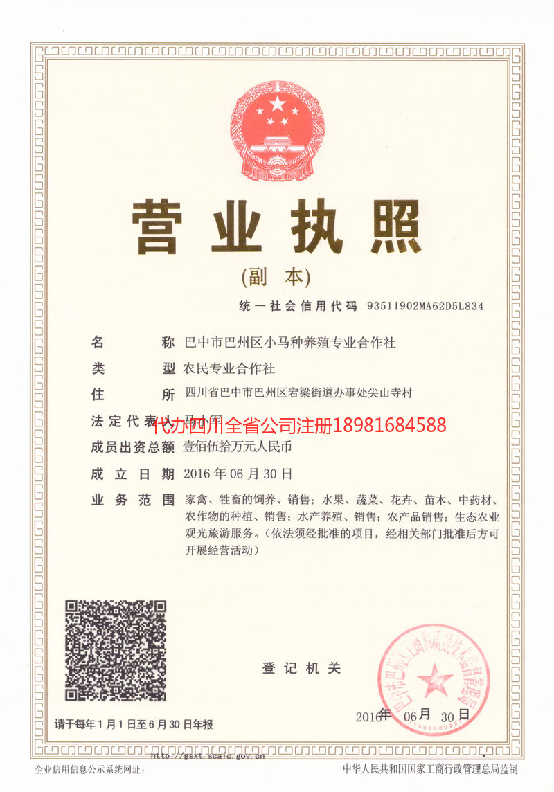 福安福安小马种养殖专业合作社